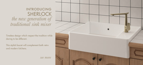 SHERLOCK: THE AUTHENTIC SINK MIXER FROM A DIFFERENT PERSPECTIVE!