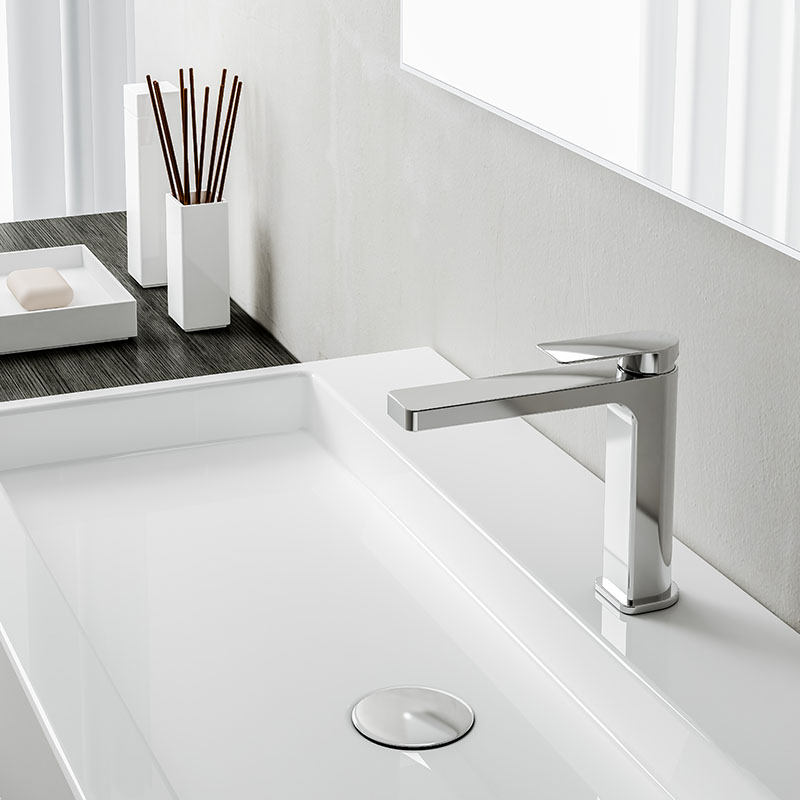 C021 Ophir bathroom sink Mixer (Chrome)