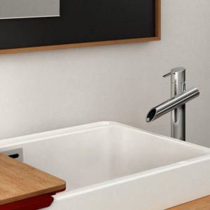 C025 Zenawa bathroom sink Mixer (Chrome)