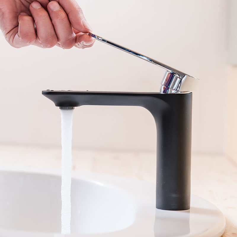 Bathroom Faucet - C160 Ango bathroom sink Mixer (Black)