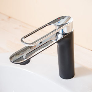 Bathroom Faucet - C160 Ango bathroom sink Mixer (Black)