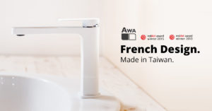 AWA Faucet. French Design. Made in Taiwan.