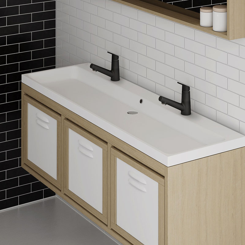 C024 Piccolo bathroom sink Mixer (Black)