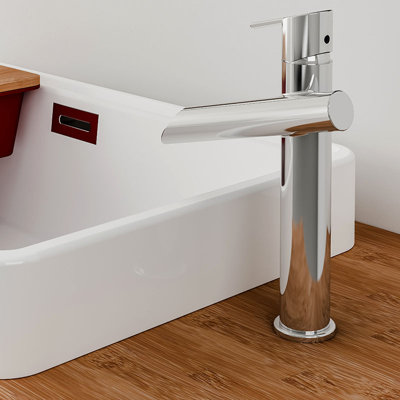 C025 Zenawa bathroom sink Mixer (Chrome)